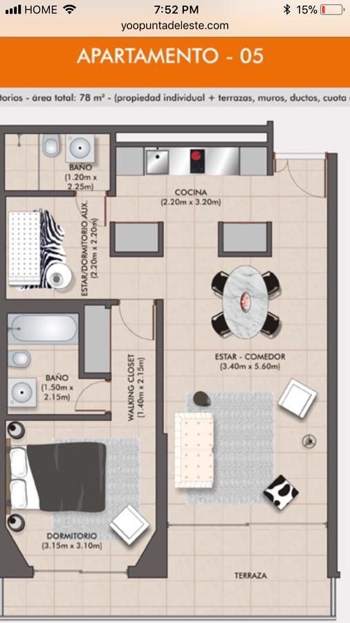 Edificio Yoo Apartment Пунта дел Есте Екстериор снимка